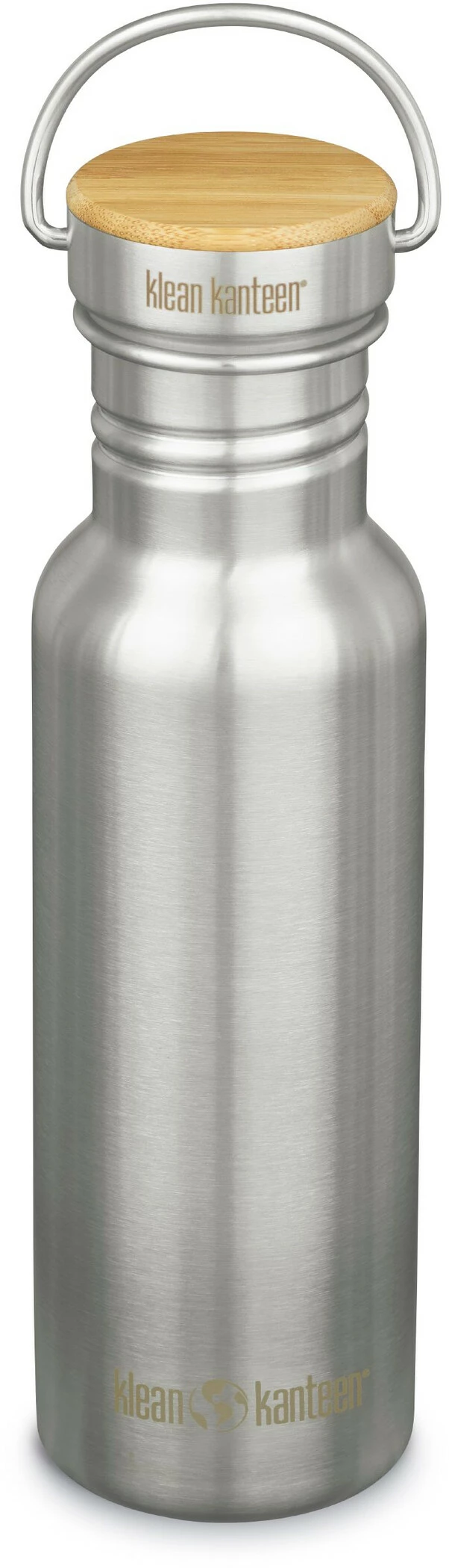Groothandel π Klean Kanteen Reflect Narrow Bottle 532ml With Bamboo Cap, Zilver β